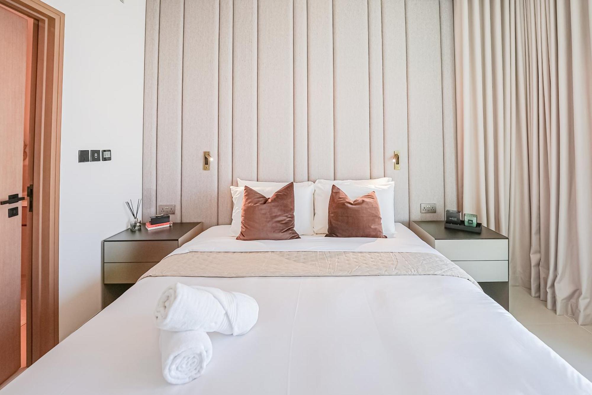 Appartamento Modern 2Br High Floor Haven In Vida Dubai Marina Esterno foto