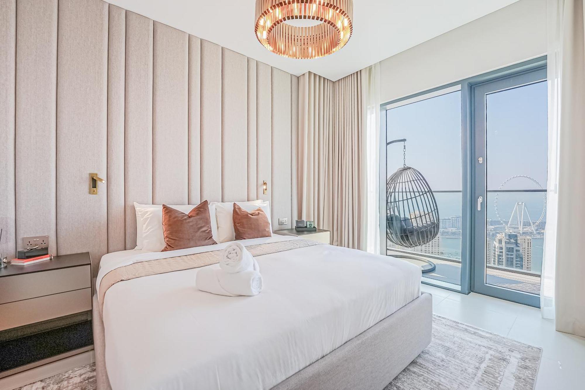 Appartamento Modern 2Br High Floor Haven In Vida Dubai Marina Esterno foto